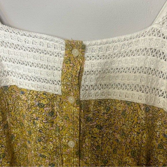 Universal Thread Square Neck Crochet Cropped Tank Top XXL Cottage Core Boho NWT - Picture 4 of 7